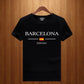 BARCA - Spain Letter-Print T-Shirts - Men's