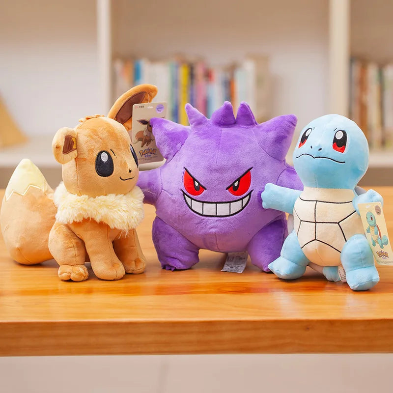 42 styles Original Pokemon Plush Anime Figures Pikachu Psyduck Snorlax Mew Charizard Eevee Cute Doll Christmas kid toys Gifts