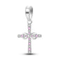 Mali Charms: Vibrant Life Set - Pink Bowtie Cross