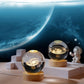 LED Crystal Ball Table Lamp USB Night Light 3D Moon Planet Galaxy Decor for Home Table Lamp Party Toys for Kids Adult Xmas Gifts