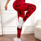 Woma Yoga Trendy Tie Dye Yoga Tights Seamless High Stretch Tummy Control Gym Leggings Seamless Tie Dye Leggings 2023 New