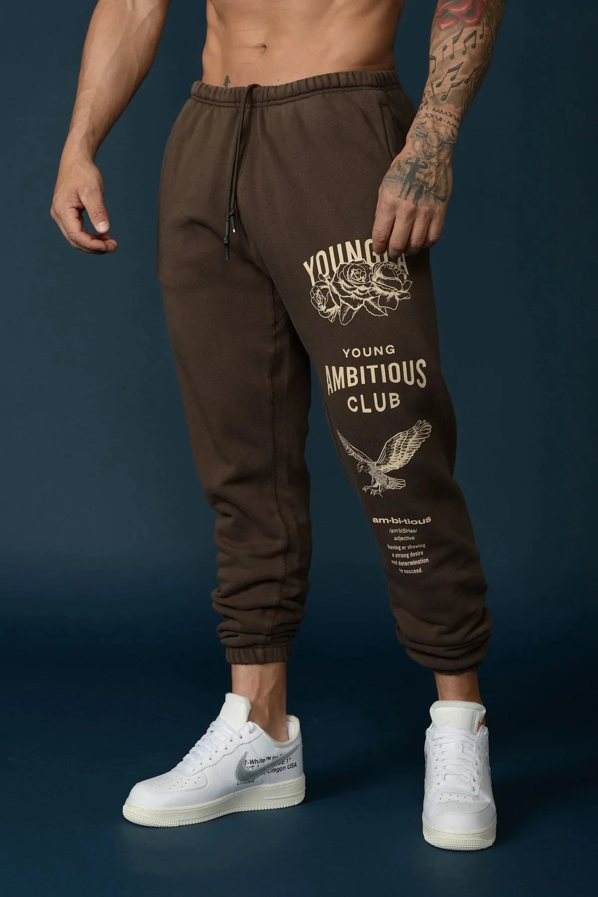 2023 New Autumn Men's Sweatpants Europe and The United States Long Sports Leisure Fitness Training Pants