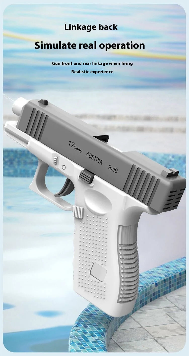 Summer Water Gun non Electric Pistol High-pressure Full Automatic Shooting Kid Children Boys Girls Adult Water Beach Toys Gun