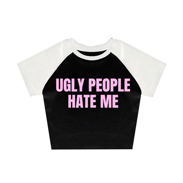 Y2K Ugly People Hate Me Set - Pieces Sold Separately