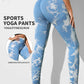 Tie Dye Yoga Pants Sport Leggings Women Seamless High Waist Push Up Woman Tights Fitness Workout Leggins Gym Clothing 2024 New