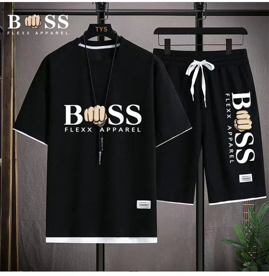 BOSS - 2pc Graphic T-Shirt & Shorts