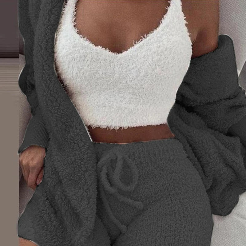 Cozy Knit 3pc Pajama Set