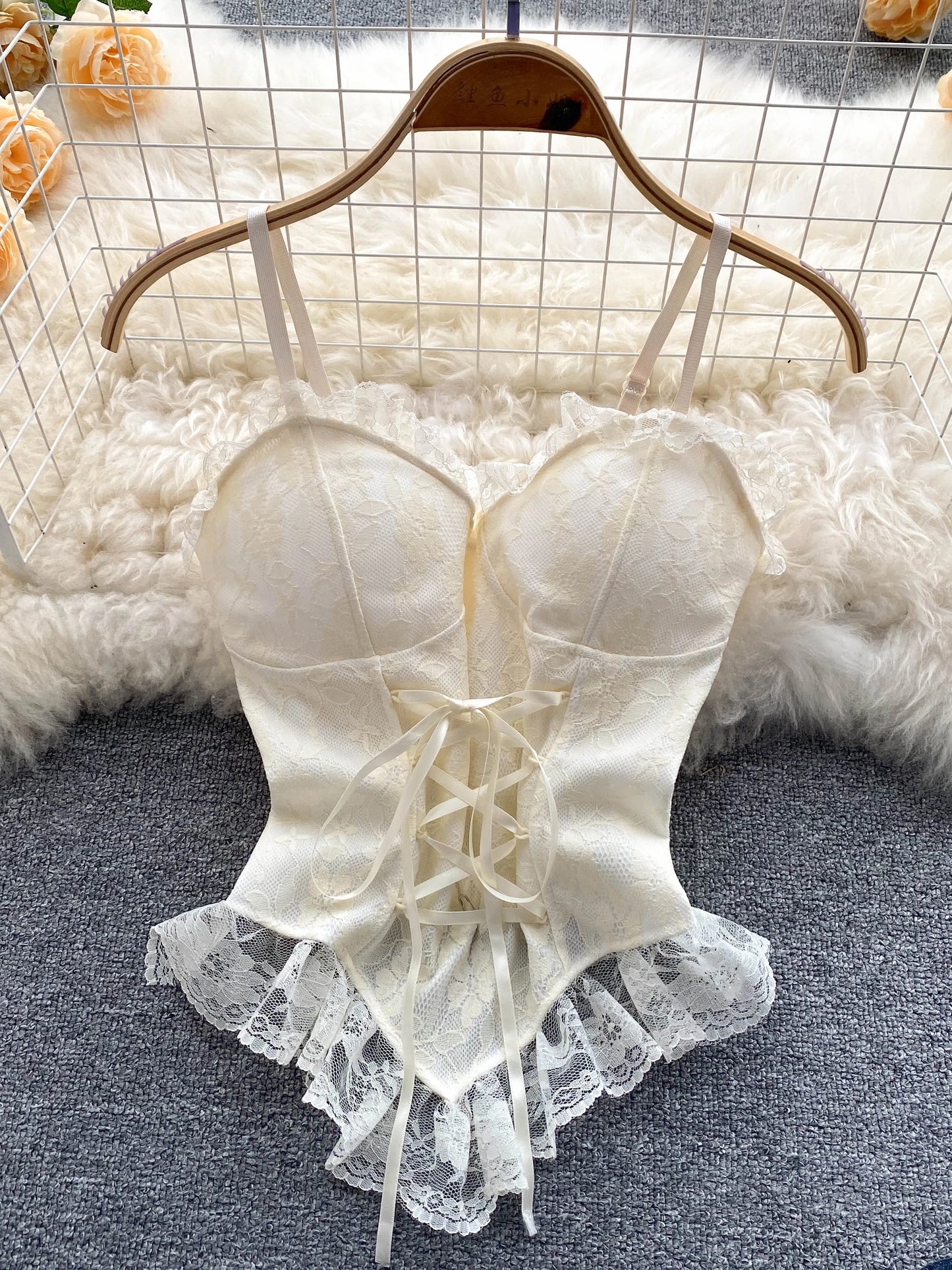 Y2K Erotic Lace Bunny Lingerie Set