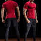 2024 Compression T Shirt Men Summer Sportswear Running T-shirt Elastic Quick Dry Sport Tops Tee Athletic Gym Workout Shirts Men