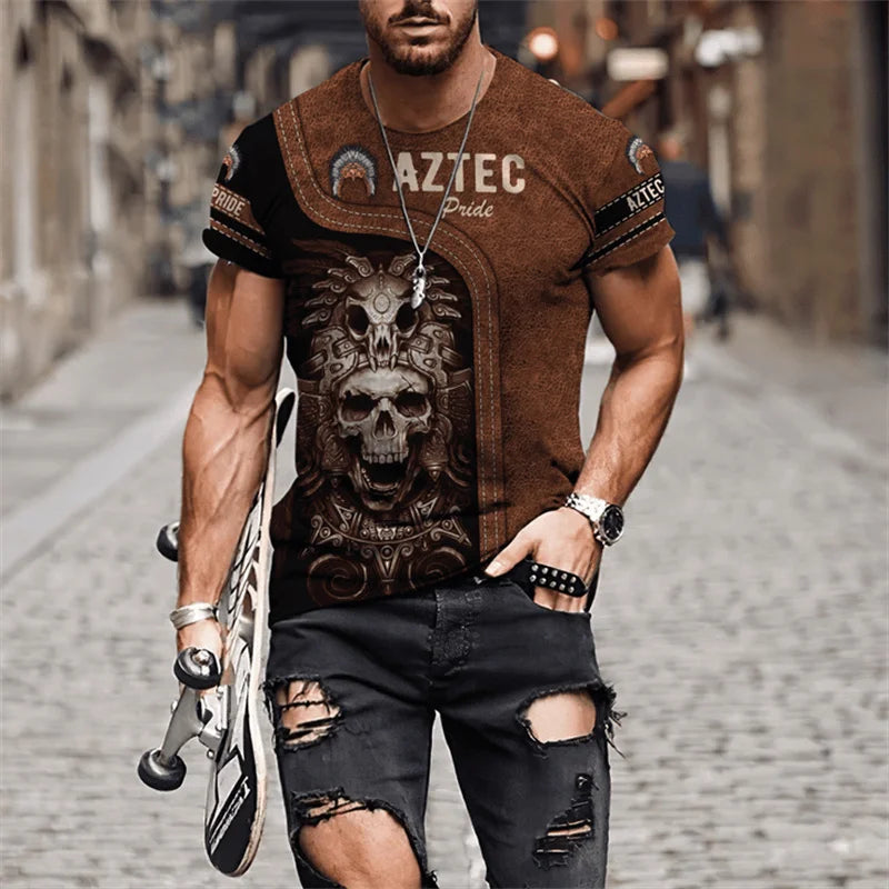 Fast Fashion Mexican Style Graphic T-Shirts - Men's