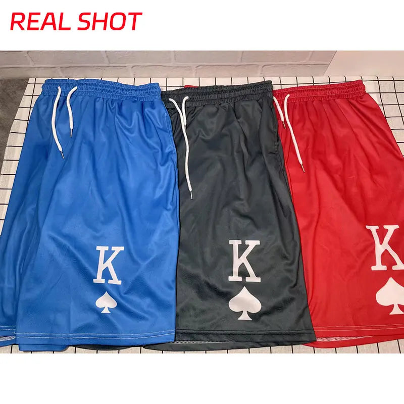 Y2K King of Spades Men's T Shirt And Shorts Set