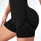 Women Yoga Shorts High Waist Workout Shorts Fitness Yoga Lift Butt Fitness Ladies Yoga Gym Running Short Pants Sportswear