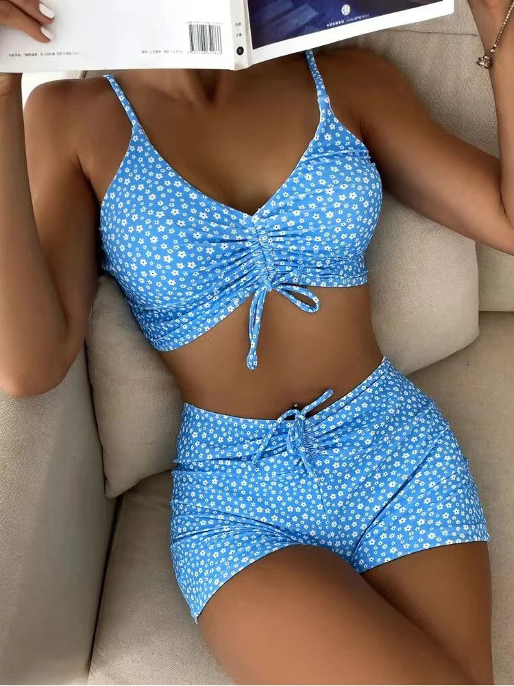 Everyday High Waist Push-Up Bikini Set