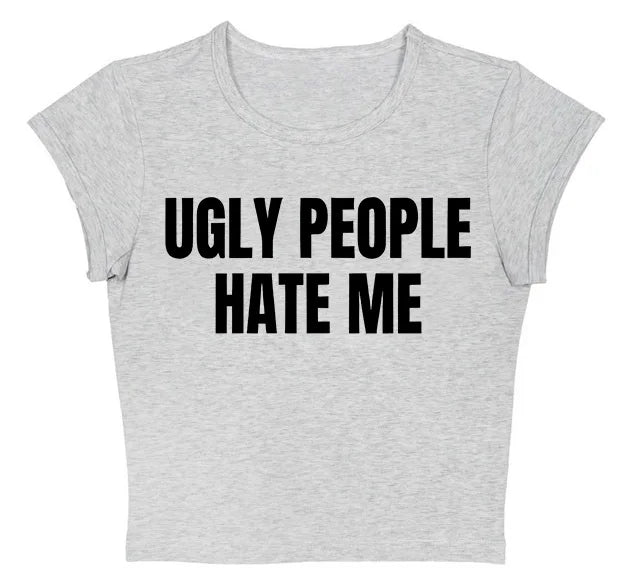 Y2K Ugly People Hate Me Set - Pieces Sold Separately