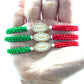 12-Pack Saint Jude Mexican Bracelets