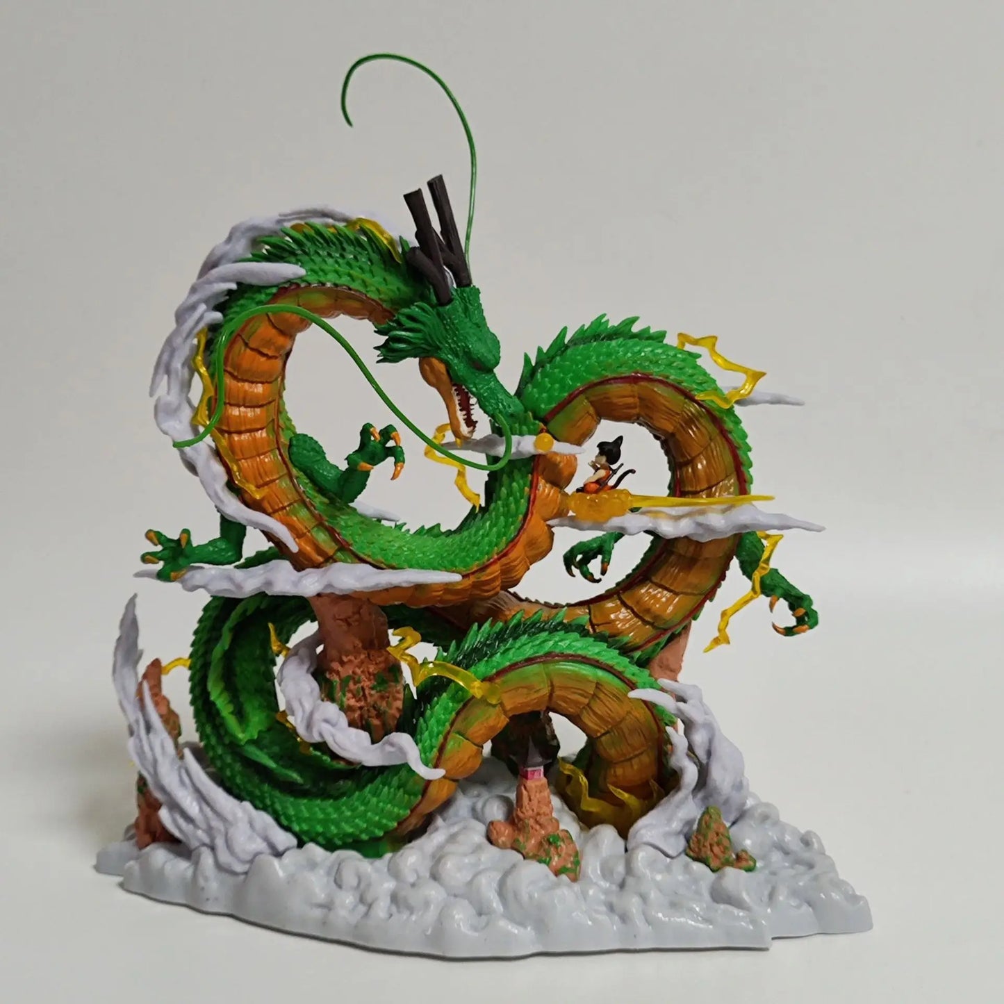 24cm Dragon Ball Anime Figure Shenron Figure Goku And Shenron Figurine Model Pvc Statue Doll Collection Room Toy Gifts