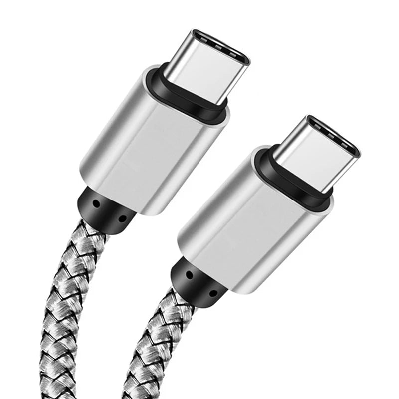 60W Fast Charger USB-C to USB-C - Apple/Android Compatible