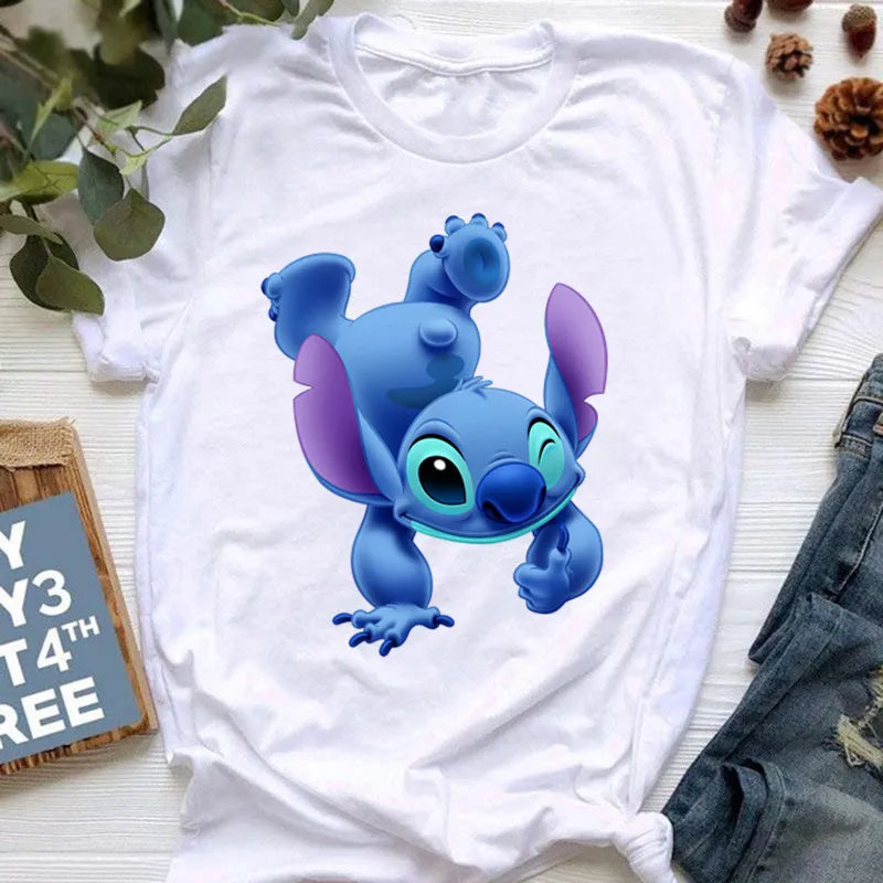 Stitch Graphic T-Shirts - Women's