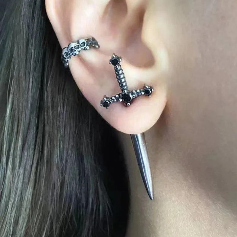 Gothic Dagger Earrings