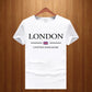 LONDON - UK Letter-Print T-Shirts - Men's