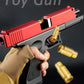 Toy Gun Pistol Soft Bullet M1911 Shell Ejected Foam Darts Blaster Manual Airsoft Weapon with Silencer For Kids Adults