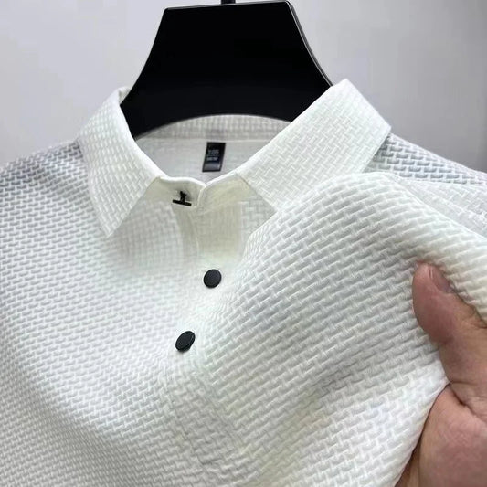 Men's Business Casual Breathable Polo