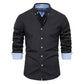 AIOPESON New Spring Cotton Blend Men's Oxford Shirt Long Sleeve Button Down Social Buinesss Casual Shirts for Men