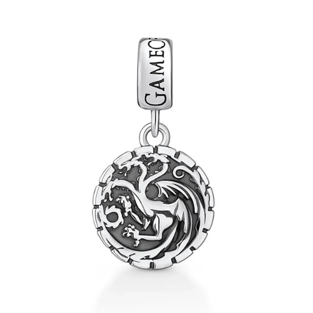 Mali Charms: Game of Thrones Set - House Stark Crest