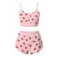 Women's Strawberry 2pc Pajamas