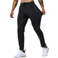 Ice Silk Men's Pants 2023 Summer New Black Gray Thin Business Casual Pants Outdoor Elastic Breathable Straight Leg Sweatpants