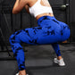 Woma Yoga Trendy Tie Dye Yoga Tights Seamless High Stretch Tummy Control Gym Leggings Seamless Tie Dye Leggings 2023 New