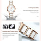 OLEVS Fashion Women Watches Relogio Feminino Luxury Rose Gold Watch Ladies Quartz Wrist Watch Ceramic Strap Clock Reloj Mujer