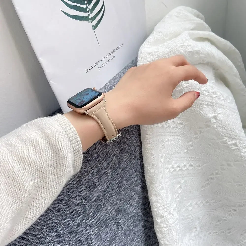 Apple Watch - Slim Leather Band