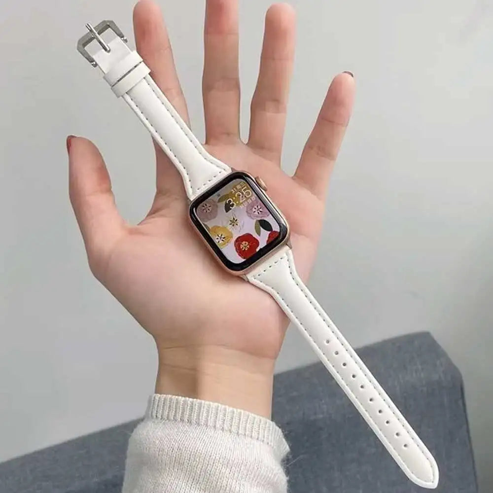 Apple Watch - Slim Leather Band
