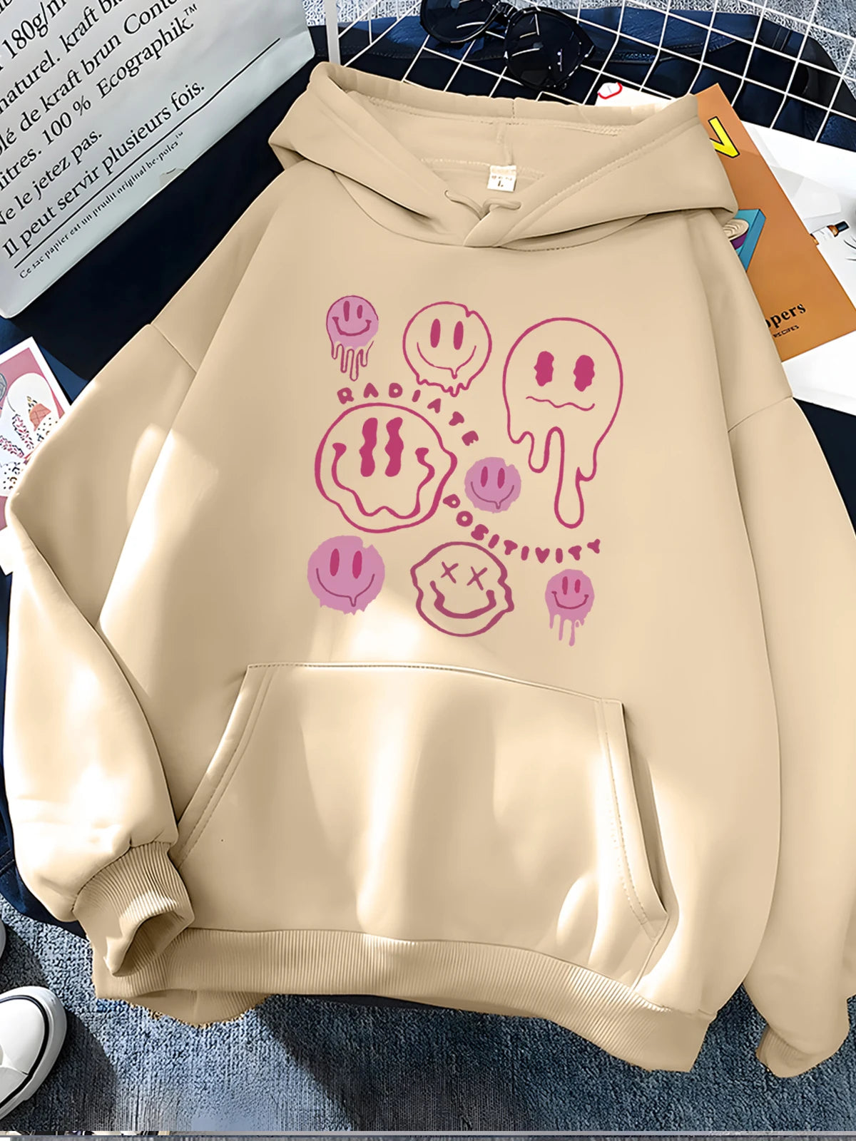 Y2K Drip Ghost Hoodie - Women's