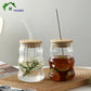 Mali Cups - Striped Exotic Mason Jar Cup w/ Lid & Straw