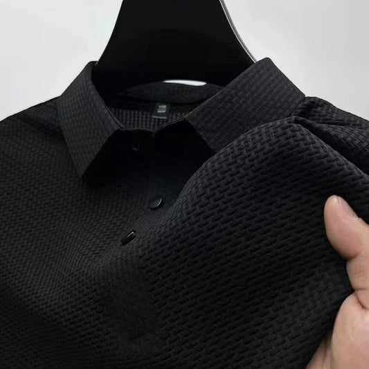 Men's Business Casual Breathable Polo