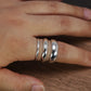 Thin 925 Silver Wedding Band