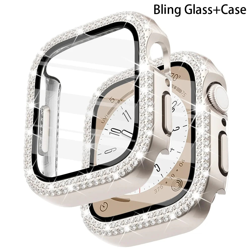 Apple Watch Sparkling Case + Glass Cover