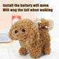 Realistic Plush Simulation Smart Dog Children Toy Can Walking And Call Electric Plush Robot Pet Dog Toddler Christmas Gift