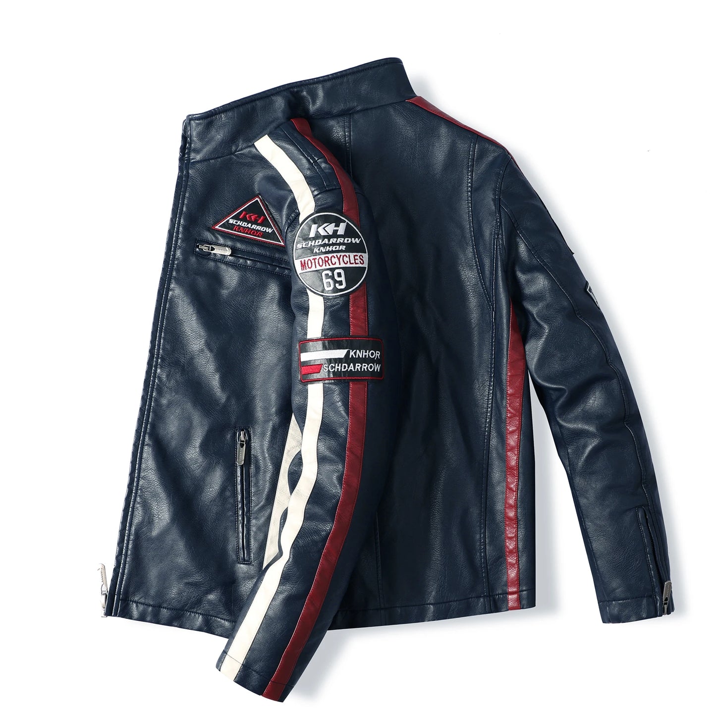 Marquis Autumn - Men's Leather Motorcycle Jacket