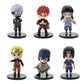 12 Pcs/Lot Kawaii Mini NARUTO Figure Sasuke Kakashi Itachi Gaara Jiraiya Q Verison Figurine 7-8cm Wholesale PVC Model Toys