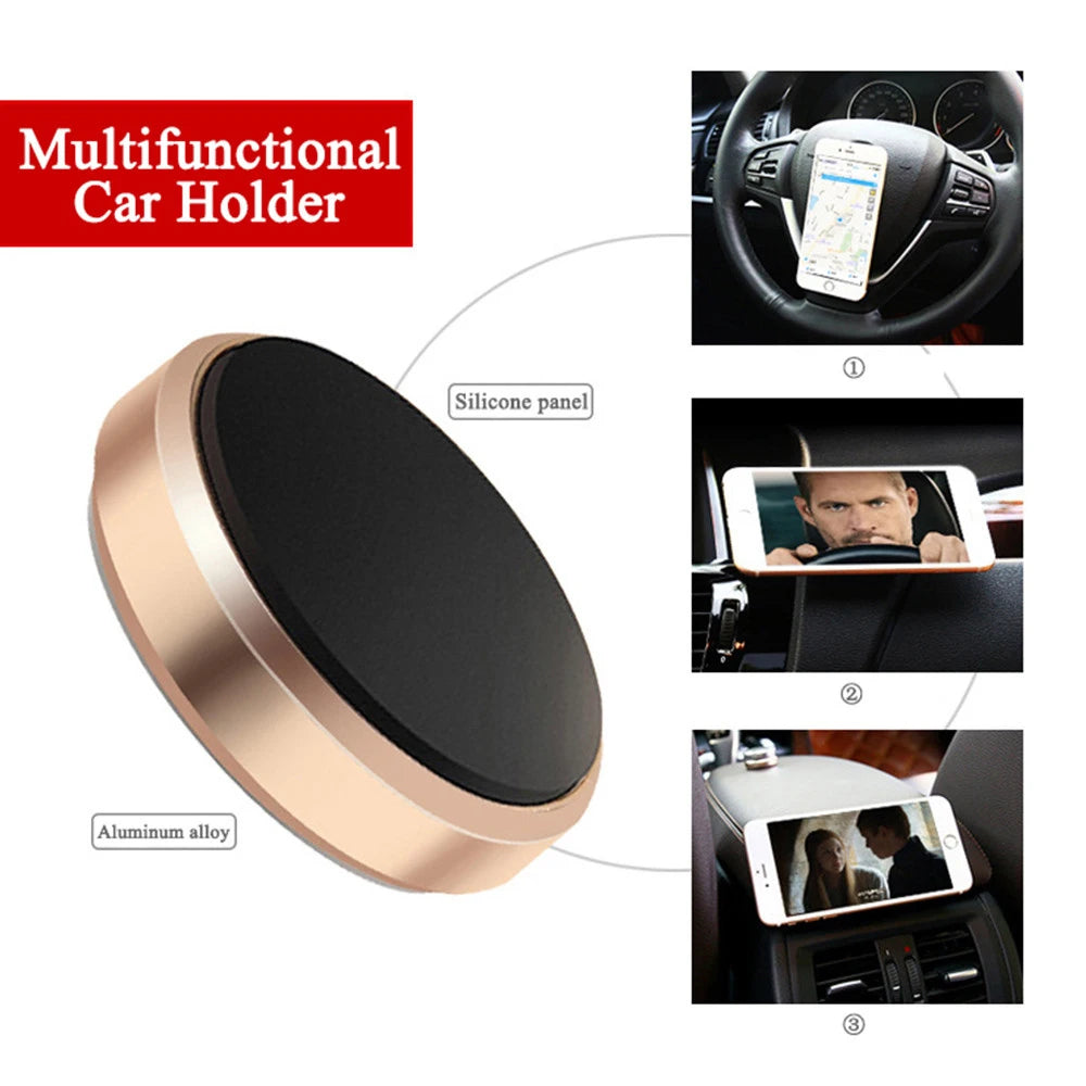 Magnetic Car Phone Holder Stand Magnet Car Mount Bracket GPS Smartphone Mobile Support In Car Bracket For iPhone Samsung Xiaomi