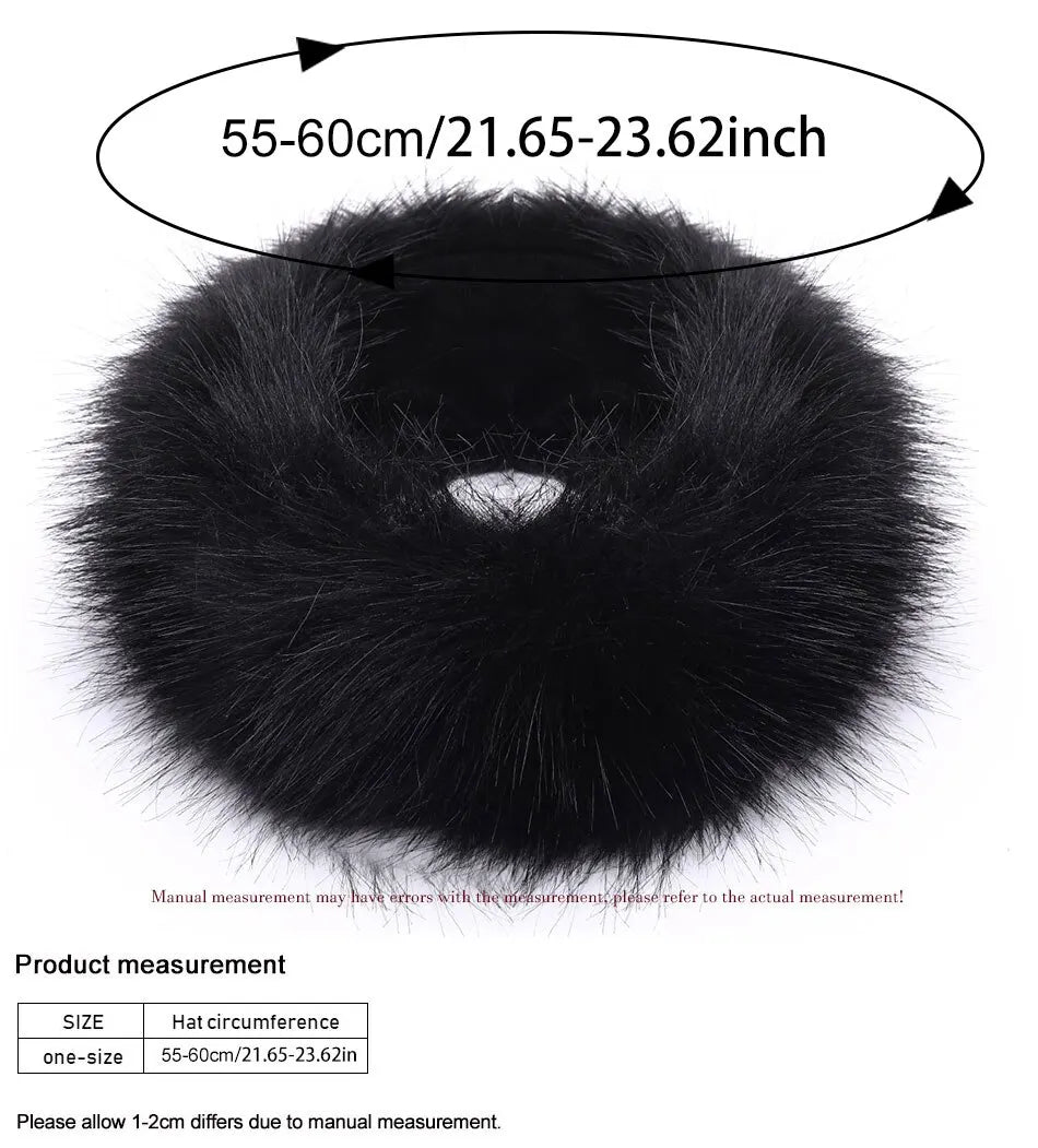 1PC Autumn and Winter New Real Rabbit Hair Band Hair Hoop Women's Warm Fur Fur Hat Vintage Wide Edge Plush Headband Warm Hat