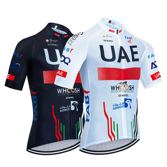 2025 White Cycling Jersey TEAM UAE Bike Vest Maillot Men Women Quick Dry Ropa Ciclismo Bicycle Jersey T-shirt