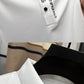 High quality ice silk breathable short sleeve T-shirt Men's 2023 Summer Fashion Embroidery Casual Elastic Comfort polo shirt