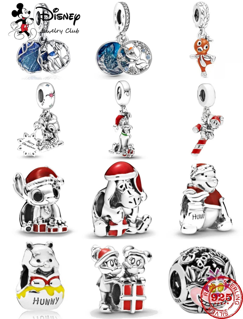 Mali Charms: Disney - Merry Christmas Mickey & Minnie with a Present