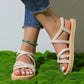 Women's fashion trend non-slip wear comfortable soft soled school beach flat sandals