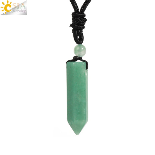 Men's Mali Necklace - Polished Stone Wolf-Shark Tooth