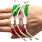 12-Pack Saint Jude Mexican Bracelets